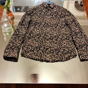 H&M MENS LONG SLEEVE STYLISH PATTERN collar DRESS SHIRT